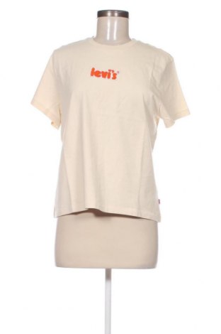 Γυναικείο t-shirt Levi's, Μέγεθος L, Χρώμα  Μπέζ, Τιμή 23,97 €