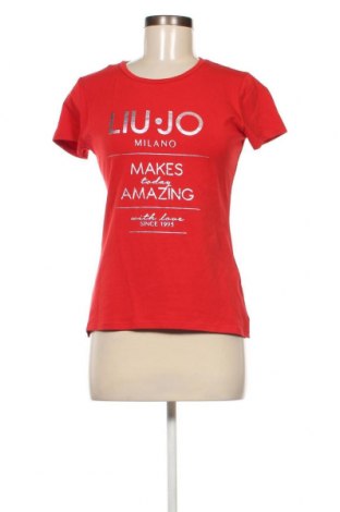 Γυναικείο t-shirt Liu Jo, Μέγεθος M, Χρώμα Κόκκινο, Τιμή 28,00 €