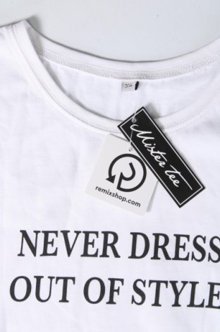 Γυναικείο t-shirt Mister Tee, Μέγεθος XS, Χρώμα Λευκό, Τιμή 7,42 €