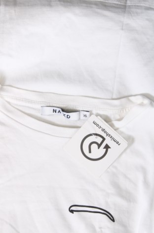 Дамска тениска NA-KD, Размер XS, Цвят Бял, Цена 15,64 лв.