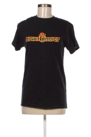 Γυναικείο t-shirt NIGHT ADDICT, Μέγεθος XS, Χρώμα Μαύρο, Τιμή 18,56 €