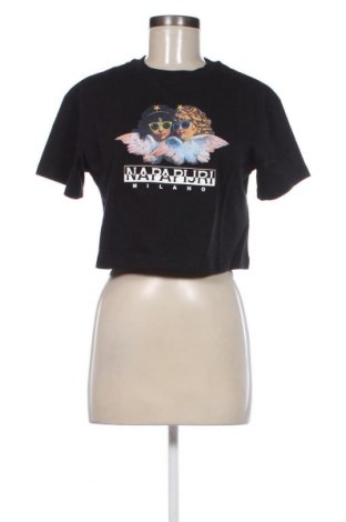Damen T-Shirt Napapijri, Größe XS, Farbe Schwarz, Preis € 37,11