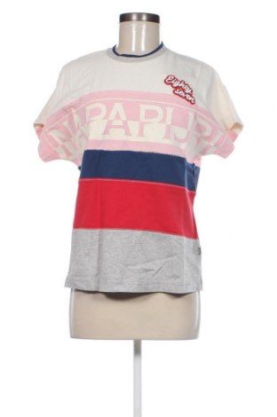 Γυναικείο t-shirt Napapijri, Μέγεθος XS, Χρώμα Πολύχρωμο, Τιμή 22,27 €