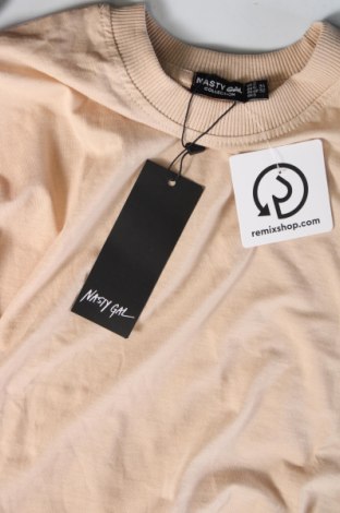 Γυναικείο t-shirt Nasty Gal, Μέγεθος XXS, Χρώμα  Μπέζ, Τιμή 18,56 €