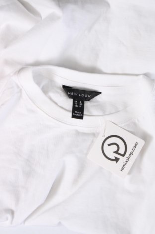 Γυναικείο t-shirt New Look, Μέγεθος XXS, Χρώμα Λευκό, Τιμή 10,82 €