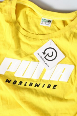 Damen T-Shirt PUMA, Größe S, Farbe Gelb, Preis 17,85 €