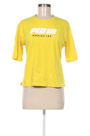 Дамска тениска PUMA, Размер S, Цвят Жълт, Цена 25,65 лв.