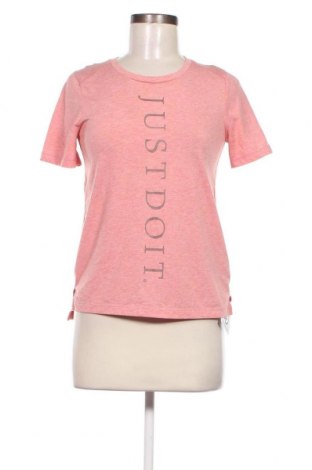 Γυναικείο t-shirt Nike Running, Μέγεθος S, Χρώμα Ρόζ , Τιμή 18,66 €