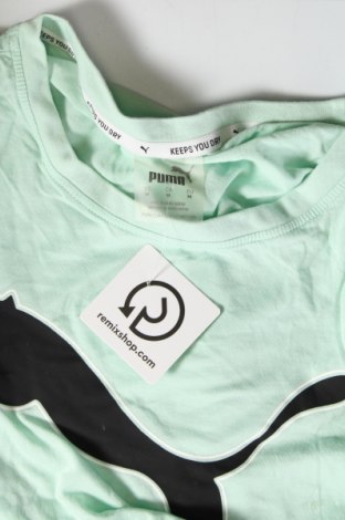 Дамска тениска PUMA, Размер M, Цвят Зелен, Цена 27,00 лв.