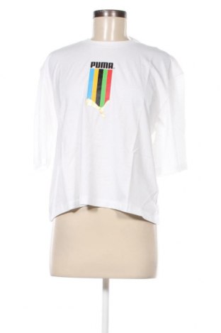 Damski T-shirt PUMA, Rozmiar L, Kolor Biały, Cena 120,64 zł