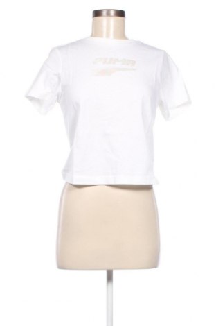Дамска тениска PUMA, Размер M, Цвят Бял, Цена 34,10 лв.