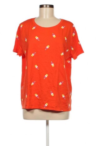 Дамска тениска Pimkie, Размер L, Цвят Оранжев, Цена 7,80 лв.