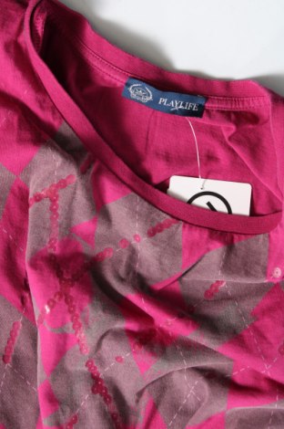 Damen T-Shirt Playlife, Größe M, Farbe Lila, Preis € 8,18