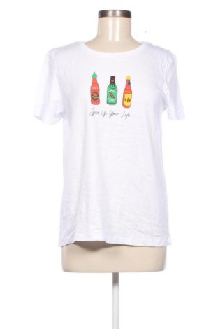 Γυναικείο t-shirt Primark, Μέγεθος M, Χρώμα Λευκό, Τιμή 4,82 €