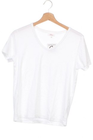 Γυναικείο t-shirt S.Oliver, Μέγεθος XS, Χρώμα Λευκό, Τιμή 4,80 €