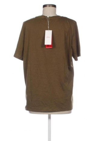 Γυναικείο t-shirt S.Oliver, Μέγεθος L, Χρώμα Πράσινο, Τιμή 18,56 €