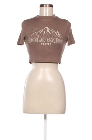 Damen T-Shirt SHEIN, Größe S, Farbe Braun, Preis € 3,99