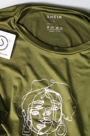 Damen T-Shirt SHEIN, Größe L, Farbe Grün, Preis € 9,05