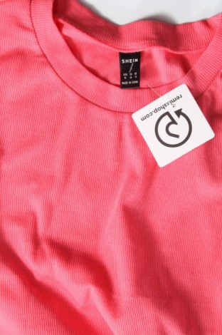 Дамска тениска SHEIN, Размер L, Цвят Розов, Цена 13,00 лв.