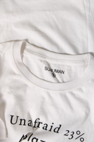 Γυναικείο t-shirt SOHUMAN, Μέγεθος S, Χρώμα Λευκό, Τιμή 13,53 €