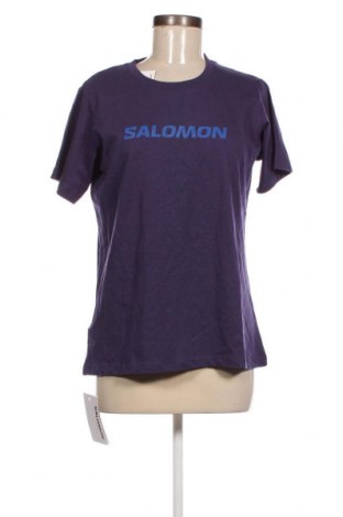 Damen T-Shirt Salomon, Größe L, Farbe Lila, Preis 29,69 €