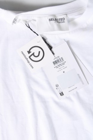 Damen T-Shirt Selected Femme, Größe M, Farbe Weiß, Preis € 20,62
