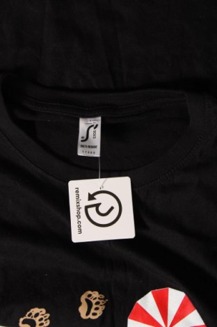 Γυναικείο t-shirt Sol's, Μέγεθος L, Χρώμα Μαύρο, Τιμή 6,62 €