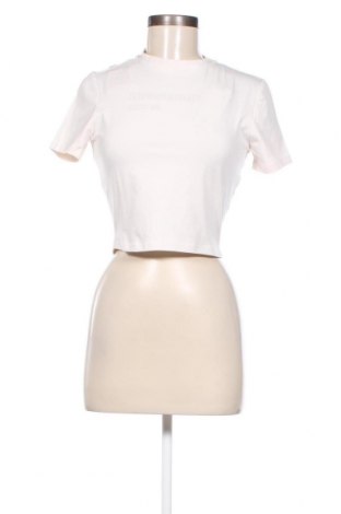Damen T-Shirt Viral Vibes, Größe S, Farbe Ecru, Preis 4,64 €