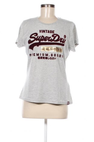Damen T-Shirt Superdry, Größe L, Farbe Grau, Preis € 12,53