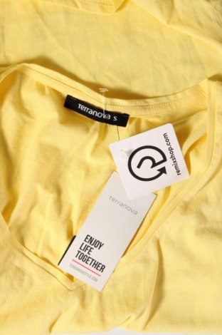 Дамска тениска Terranova, Размер S, Цвят Жълт, Цена 21,17 лв.