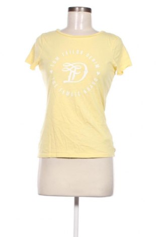 Γυναικείο t-shirt Tom Tailor, Μέγεθος S, Χρώμα Κίτρινο, Τιμή 8,22 €