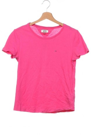 Damen T-Shirt Tommy Jeans, Größe XXS, Farbe Rosa, Preis 10,43 €