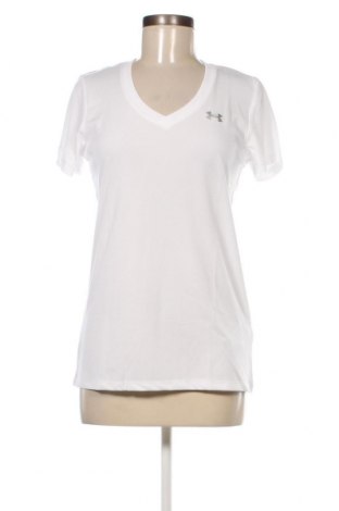 Damen T-Shirt Under Armour, Größe L, Farbe Weiß, Preis 31,96 €