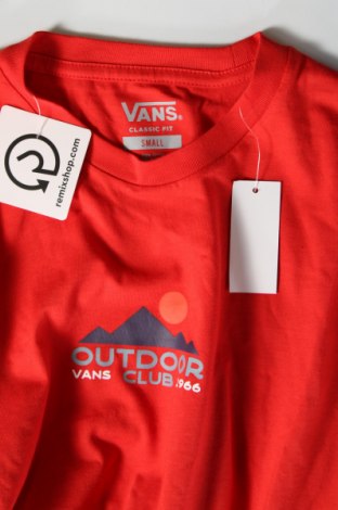 Damen T-Shirt Vans, Größe S, Farbe Rot, Preis € 31,96