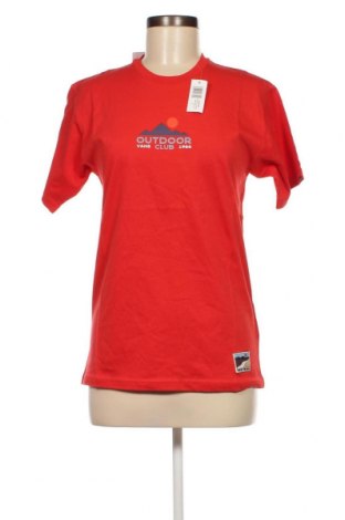 Damen T-Shirt Vans, Größe S, Farbe Rot, Preis 31,96 €