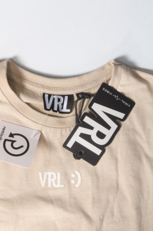 Дамска тениска Viral Vibes, Размер S, Цвят Бежов, Цена 36,00 лв.