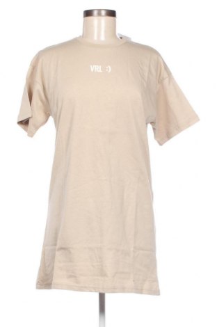 Damen T-Shirt Viral Vibes, Größe S, Farbe Beige, Preis € 11,14