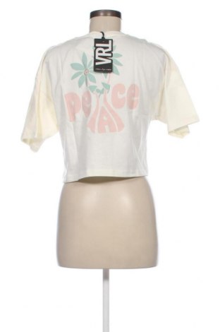 Damen T-Shirt Viral Vibes, Größe M, Farbe Ecru, Preis 18,56 €