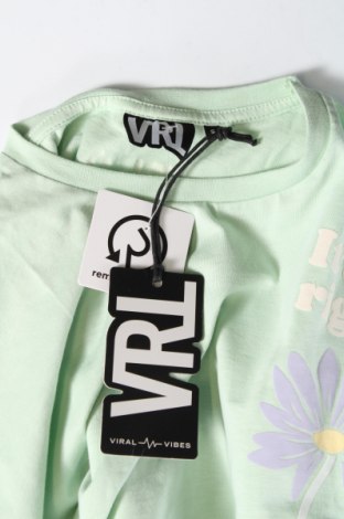 Tricou de femei Viral Vibes, Mărime S, Culoare Verde, Preț 118,42 Lei
