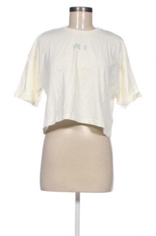 Γυναικείο t-shirt Viral Vibes, Μέγεθος L, Χρώμα Εκρού, Τιμή 18,56 €