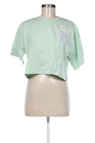 Γυναικείο t-shirt Viral Vibes, Μέγεθος L, Χρώμα Πράσινο, Τιμή 11,14 €