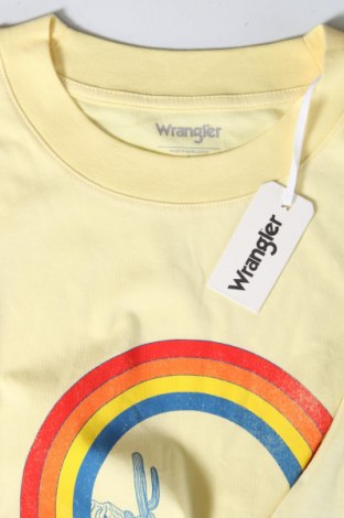 Damski T-shirt Wrangler, Rozmiar L, Kolor Żółty, Cena 107,42 zł