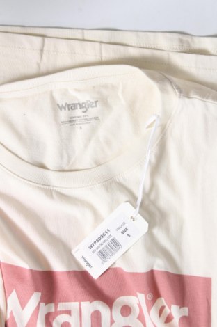 Γυναικείο t-shirt Wrangler, Μέγεθος S, Χρώμα  Μπέζ, Τιμή 31,96 €