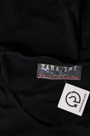 Дамска тениска Zara Trafaluc, Размер S, Цвят Черен, Цена 17,50 лв.