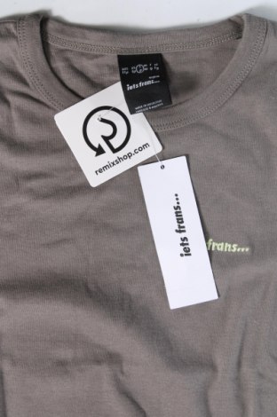 Γυναικείο t-shirt iets frans..., Μέγεθος S, Χρώμα Γκρί, Τιμή 18,56 €