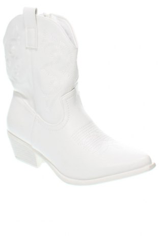 Дамски боти Ideal Shoes, Размер 40, Цвят Бял, Цена 42,00 лв.