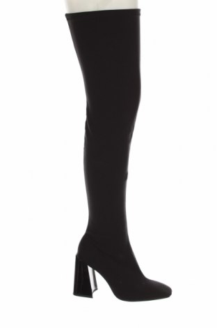Γυναικείες μπότες Bershka, Μέγεθος 39, Χρώμα Μαύρο, Τιμή 20,39 €