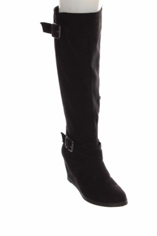 Γυναικείες μπότες Forever 21, Μέγεθος 36, Χρώμα Μαύρο, Τιμή 17,44 €