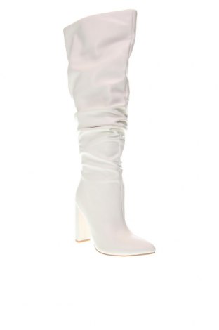 Γυναικείες μπότες Misspap, Μέγεθος 39, Χρώμα Λευκό, Τιμή 39,40 €