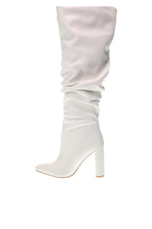 Γυναικείες μπότες Misspap, Μέγεθος 39, Χρώμα Λευκό, Τιμή 36,99 €